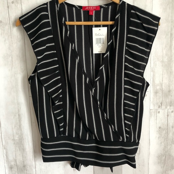 NWT ! Guess Ruffle Top - Picture 6 of 7